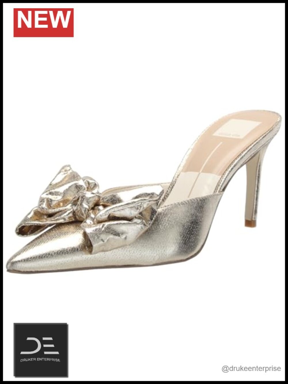 Dolce Vita Kayli Stiletto Heeled Sandals Slingback Slip On PU